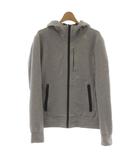 アディダス adidas パーカー M グレー フード付き フルジップ 長袖 /AU