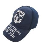 ゴルフ GOLF キャップ 野球帽 帽子 刺繍 メッシュ切替 紺 ネイビー /NU