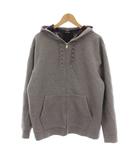 ブラックレーベルクレストブリッジ BLACK LABEL CRESTBRIDGE ジップアップ パーカー スウェット チェック 長袖 L グレー 51P06-816-04 /YM