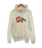 ディーゼル DIESEL パーカー プルオーバー ロゴ L 白 ホワイト /AN27