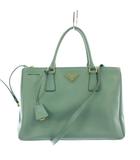 プラダ PRADA サフィアーノ ガレリア トートバッグ ハンドバッグ ショルダーバッグ 2WAY ミント BN1874 /KH ■OH