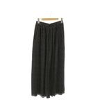 フリークスストア FREAKS STORE サルエルパンツ ワイド ドット柄 F 黒 オフホワイト /NR