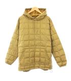 ダウンジャケット プルオーバーパーカー アウター キルティング ナイロン ワンカラー XL カーキ /BB