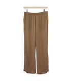ミューズ ドゥーズィエム クラス MUSE de Deuxieme Classe 23SS シルクサテンイージー パンツ 36 ベージュ 23030500415110 /BM
