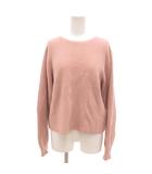 アーバンリサーチ ドアーズ URBAN RESEARCH DOORS ニット セーター M ピンク ラウンドネック 長袖 /NL