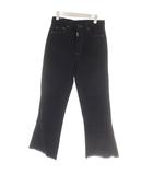 サムシング something SGL981 デニム ジーンズ M 紺 ネイビー タグ付き フレアシルエット ハイウエスト /AU