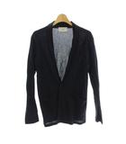 ムッシュニコル monsieur NICOLE メッシュラッセルノーカラージャケット 46 ネイビ- /JP