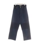 チノ CINOH デニム ジーンズ ジーパン 36 インディゴ パッチワーク ワイド /AU