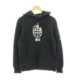 ナイキ NIKE パーカー スウェット プルオーバー 長袖 プリント L 黒 ブラック /HN