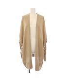 ミューズ ドゥーズィエム クラス MUSE de Deuxieme Classe 24SS shake code ショートカーディガン ニット トッパー ベージュ 24080500405010 /KH