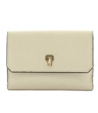 ヴァレクストラ Valextra BRERA DOUBLE 財布 二つ折り レザー 白 ホワイト /AN2