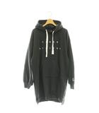 アディダス adidas プルオーバーパーカー ワンピース 長袖 S チャコールグレー /NR ■OS