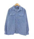 ポロ バイ ラルフローレン Polo by Ralph Lauren Classic Fit コーデュロイシャツ 長袖 オープンカラー L 青 /KH