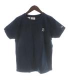 チャンピオン CHAMPION REVERSE WEAVE Tシャツ 紺 ネイビー 半袖 クルーネック ロゴ刺繍 /AP