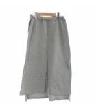 アメリカーナ AMERICANA スウェット スカート グレー 無地 ロング丈 /AP