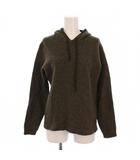 ハリス HARRISS ニット パーカー プルオーバー 長袖 ウール 42 カーキ /BM
