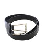 プラダ PRADA ベルト レザー 黒 ブラック 36/90 黒 ブラック /BB ■OH