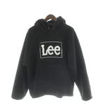 リー LEE プルオーバーパーカー ボア M 黒 /AP