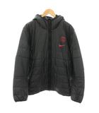ナイキ NIKE パリサンジェルマン 21/22 NSW SYN FL フリースフーディジャケット 中綿ジャケット アウター フード タグ付き L 黒 ブラック DM0609 /YT