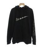 ナイキ NIKE ジップアップパーカー L 黒 長袖 ロゴプリント /RE