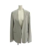 mavie ジャケット 40 グレー ノーカラー 長袖 無地 /JP