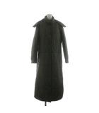 マックス&コー MAX&CO. 中綿コート ロング ジップアップ フード ファー 40 カーキ 840100529 /KU