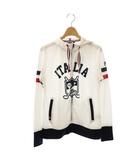 フィラ FILA ジップアップパーカー ジャケット 薄手 L 白 紺 赤 /NR