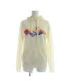 パーリーゲイツ PEARLY GATES ニットパーカー ウール 1 白 ホワイト 長袖 フード付き /AP