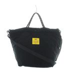 キウ KiU PADDED TOTE BAG パデッドトートバッグ ハンドバッグ ショルダー 2WAY 黒 キルティング /RI ■OS