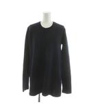 ミューズ ドゥーズィエム クラス MUSE de Deuxieme Classe 21AW スムースニット フレアプルオーバー セーター 長袖 紺 ネイビー 21080500428030 /AN43