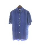 ノンネイティブ nonnative シャツ 2 青 ブルー 半袖 無地 レギュラーカラー /AP