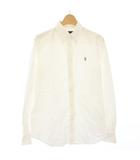 ポロ ラルフローレン POLO RALPH LAUREN シャツ SLIM FIT ポニー 刺繍 長袖 M 白 /TK