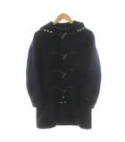 サイ ベーシックス SCYE BASICS ダッフルコート ミドル丈 フード ウール カシミヤ混 アウター 38 紺 ネイビー MPC-119WB /AN45