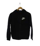 ナイキ NIKE ジップアップパーカー S 黒 ブラック 無地 長袖 /JP