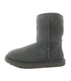 アグ オーストラリア UGG australia クラシックショート ショートブーツ ムートンブーツ スエード US7 グレー /YO28