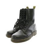 ドクターマーチン DR.MARTENS 1490 10ホールブーツ ショートブーツ レザー 箱付き UK4 黒 ブラック 10092001 /YT