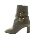 サルヴァトーレフェラガモ Salvatore Ferragamo ショートブーツ 4.5D 茶 ブラウン /SS ■OS