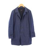バーバリーブラックレーベル BURBERRY BLACK LABEL ステンカラーコート スプリングコート デニム 春アウター M 紺 D1F06-107-26 /TK
