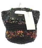 サカイ sacai 25AW Zantan Crochet Bag ザンタンクロッシェバッグ ハンドバッグ 編み込み ロゴ 黒 ブラック タグ付き 25-01086S /BB