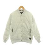 ダウンジャケット ナイロン アウター S ライトグレー /YM