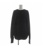 マーガレットハウエル MARGARET HOWELL 22AW WASHED FINE MERINO ニット セーター 長袖 クルーネック ウール 2 ダークネイビー 578-2263008 /KU