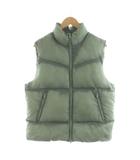 ザラ ZARA ダウンベスト 中綿 M 緑 グリーン /RR
