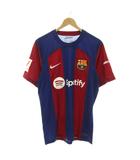 ナイキ NIKE FC バルセロナ 23/24 ホーム半袖レプリカユニフォーム Tシャツ カットソー S 青 ブルー 赤 レッド ストライプ DX2687-456 /YM