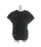 ルルウィルビー Loulou Willoughby 24SS チュールビスチェTシャツ カットソー 半袖 2 黒 ブラック 21241015050 /AN63