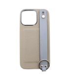 ボナベンチュラ BONAVENTURA iphone16 pro Max BACKCOVER バックカバーケース シュリンクレザー アイフォンケース グレー 水色 ライトブルー BWHT16PM /BB