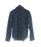 ラルフローレン RALPH LAUREN シャツ M 紺 ネイビー 長袖 ボタンダウンカラー /AP