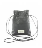 ビューティフルピープル beautiful people 巾着 ショルダーバッグ ロゴ 黒 ブラック 1267611989 /AN7