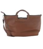 ザラ トラファルック ZARA Trafaluc ショルダーバッグ ハンドバッグ 2way レザー 茶色 ブラウン /SR