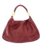 サザビー SAZABY ワンハンドル トートバッグ ハンドバッグ レザー レッド /TK