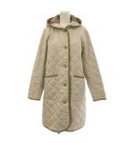 マッキントッシュフィロソフィー MACKINTOSH PHILOSOPHY キルティングコート フード ロング コート 38 ベージュ H5A03-630-03 /☆G